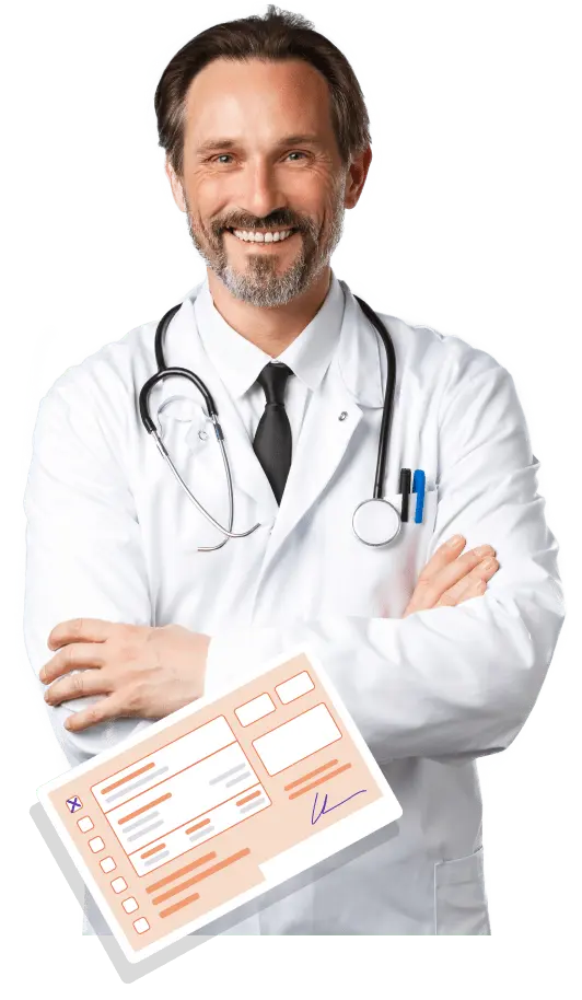 Die Vitadio App kann von Ihrem Arzt empfohlen werden